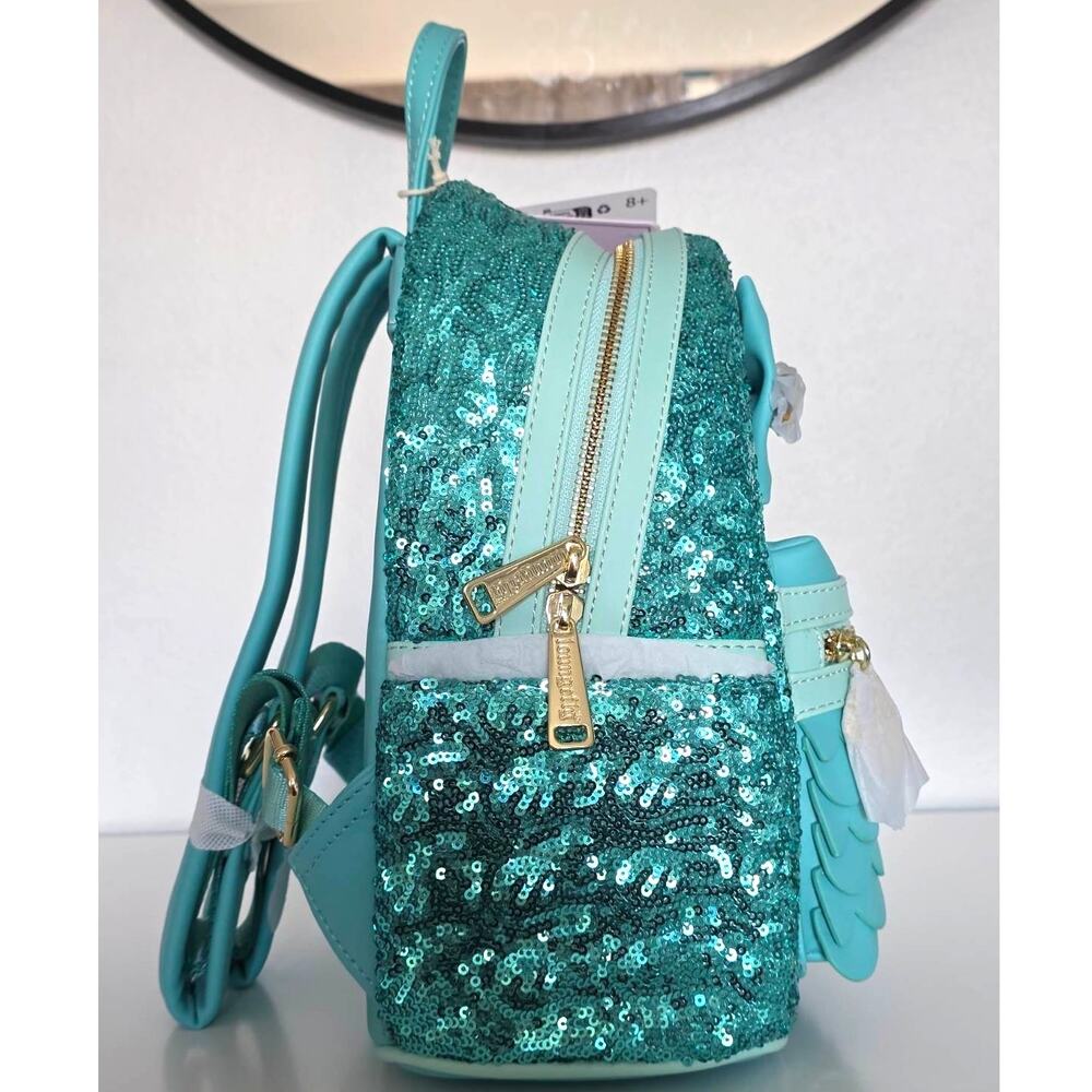 Loungefly Disney The Little Mermaid Sequin Collection Mini Backpack NWT - Picture 5 of 8